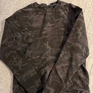 lululemon - Sweatshirt with front pocket - S - Black Camo
